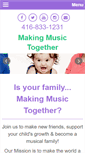 Mobile Screenshot of makingmusictogether.com